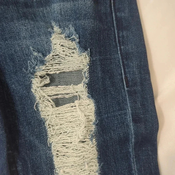 True Religion Jennie Mid Rise Curvy Skinny Jean, Color Dark Indigo Size 24 - Picture 8 of 15